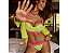 Cropped Amarelo Neon Com Pink - Imagem 2