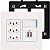 Tomada 4x4 Tripla 10A Com Interruptor e Carregador USB Pial Plus+ - Imagem 1