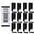 Interfone 12 Pontos Porteiro Eletrônico Coletivo HDL Condomínio Predial - Imagem 2