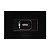 Kit Tomada USB Tipo-C 1.5A Com Placa de Embutir em Móveis Preto PIAL Plus+ Legrand - Imagem 1