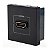 Módulo Tomada Hdmi Parede Preto Pial Plus+ 615092PT Legrand - Imagem 1