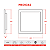 Painel De Led Para Embutir Quadrado 40x40 Bivolt Ne4000k Avant - Imagem 3