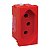 Módulo Tomada 20A Simples 2P+T Vermelho Borne Parafuso PialPlus (Antiga) 615079 Legrand - Imagem 1