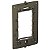 Placa Cega Brilhosa com Suporte 4x2 Nereya Malt Gloss Legrand - Imagem 3