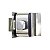 Fechadura Inox Para Porta de Vidro 1 Folha Com Maçaneta Bola 90.01.03.094 HDL - Imagem 2