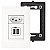 Kit Carregador USB C+A Com Tomada 20A Placa e Suporte 4x2 Legrand PIAL Plus+ - Imagem 1