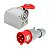 Kit Tomada de Sobrepor e Plug Móvel Industrial 16A 415V 2P+T Legrand Tempra - Imagem 1