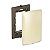 Placa Cega com Suporte 4x2 Quinoa Gloss Nereya Legrand - Imagem 1