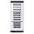Porteiro Coletivo 14 Pontos Hdl Unidade Externa Sobrepor Cor Prateado 12v - Imagem 1