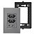 Kit Carregador Usb Com Tomada Dupla 10a Pial Plus+ Legrand - Imagem 1