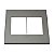 Placa 3+3 Postos 4x4 Magnésium Arteor Legrand 571498B - Imagem 2