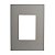 Placa 3 Postos 4x2 Magnésium Arteor Legrand 571493B - Imagem 1