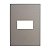 Placa 1 Posto 4x2 Magnésium Arteor Legrand 571491B - Imagem 1