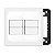 Kit 4 Interruptores Simples PIAL Pop com Placa e Suporte 4x4 Legrand - Imagem 1