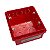 Caixa de Embutir Para Alvenaria 4X4 Vermelha 689015 Legrand - Imagem 1