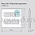 Placa 2+2 Postos Horizontal Separados 4x4 Pial Plus+ Legrand Cinza 618514CZ - Imagem 4