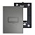 Kit Interruptor Simples Com Placa e Suporte 4x2 Arteor Magnésio Legrand Linha Premium - Imagem 1