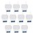 Kit Sensor Magnético 433mhz Compatec Rsht8 Sem Fio 10 Peças - Imagem 1