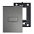 Kit Interruptor Arteor com Led Placa e Suporte 4x2 Magnésio Legrand - Imagem 1
