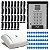 Interfone Coletivo Hdl 30 Pontos Para Condomínio De Apartamentos Casas Controle De Acesso Cartão Senha Chaveiro Tag Rfid - Imagem 1