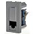 Kit Completo Tomada de Rede RJ45 Cat5e Cinza PIAL Plus+ Legrand - Imagem 5