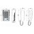 Interfone Com Fechadura Hdl F8 Ntl C90 Std Cilindro Fixo 4cm Cor Preto 110v/220v - Imagem 5