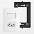 Conjunto Completo Interruptor Simples com Tomada 20A PIAL Plus+ Legrand 615073BC - Imagem 1