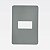 Placa 1 Posto 4x2 Cinza MatixGO Legrand Bticino JA4803M1JG - Imagem 1