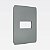 Placa 1 Posto 4x2 Cinza MatixGO Legrand Bticino JA4803M1JG - Imagem 2