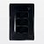 Conjunto 4x2 3 Interruptores Paralelos Preto Zeffia Legrand 680107PT - Imagem 1