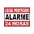 Placa Indicativa Local Protegido Alarme 24h - Imagem 1