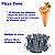 Kit 12 Forma Pizza Cone + Base Para Assar Com Aro Modelador - Imagem 3