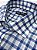 Camisa Dimarsi Tradicional Regular Fit - Com Bolso - Manga Curta - Algodão Egípcio - Ref. 8907  Xadrez Azul - Imagem 2