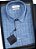 Camisa Dimarsi Tradicional Regular Fit - Com Bolso - Manga Curta - Algodão Egípcio - Ref. 9125 Azul - Imagem 2