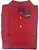Camisa Polo Pierre Cardin Com Bolso Pequeno - Fio de Escócia - 100% Algodão - Ref. 10054 Vermelha - Imagem 1