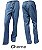 Calça Jeans De Elástico Inteiro na Cintura - Com  Zipper - Cherne - Algodão / Poliester - Ref. 822916 Delave - Imagem 1