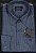 Camisa Dimarsi Tradicional Regular Fit - Com Bolso - Manga Longa - Algodão Egípcio - Ref 9308 Xadrez Azul - Imagem 1