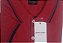 Camisa Polo Pierre Cardin (Sem Bolso) - Manga Curta Com Punho - 100% Algodão - Ref 15712 vermelha - Imagem 2