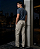 Calça de Elástico Great News - Com Zipper e Bolso lateral Cargo - 100% Algodão - Ref. 134 Bege - Imagem 2