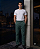 Calça de Elástico Great News - Com Zipper - 100% Algodão - Ref. 125 Verde - Imagem 1