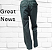 Calça de Elástico Great News - Com Zipper - 100% Algodão - Ref. 125 Verde - Imagem 2