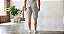Bermuda de Elástico Great News - Com Zipper e Bolso lateral Cargo - 100% Algodão - Ref. 220 Bege - Imagem 3