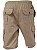 Bermuda de Elástico Great News - Com Zipper e Bolso lateral Cargo - 100% Algodão - Ref. 220 Avelã - Imagem 5