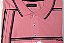 Camisa Polo Pierre Cardin (Com Bolso) - Manga Curta Com Punho - 100% Algodão - Ref. 70190 Rosa - Imagem 3