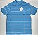 Camisa Polo Pierre Cardin (Com Bolso) - Manga Curta Com Punho - 100% Algodão - Ref. 15748 Azul - Imagem 3