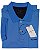 Camisa Polo Pierre Cardin (Com Bolso) - Manga Curta Com Punho - 100% Algodão - Ref. 15755 Azul - Imagem 3