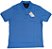 Camisa Polo Pierre Cardin (Com Bolso) - Manga Curta Com Punho - 100% Algodão - Ref. 15755 Azul - Imagem 1