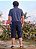 Bermuda Jeans Louys Jordan Com Elástico na Cintura - ( Zipper - Botão - Passante - Barbante) - Ref. 5384 - Imagem 2