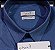 Camisa Social Sibra Manga Longa -Tradicional Regular Fit - Com Bolso - 100% Algodão - Ref 4254 Azul - Imagem 1