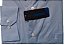 Camisa Sibra Manga Longa - Tradicional Regular Fit - Com Bolso - Passa Fácil - Ref 4383 Azul - Imagem 3